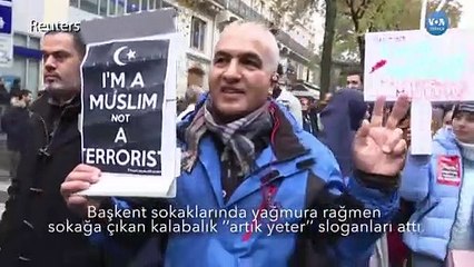 Fransa’da İslamofobi Karşıtı Yürüyüş