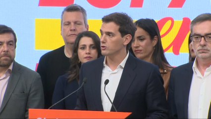 Rivera asume el "mal resultado sin paliativos"