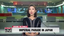 Japan's imperial couple rides through Tokyo in grand enthronement parade