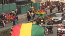 Movilizaciones en La Paz tras renuncia de Evo Morales
