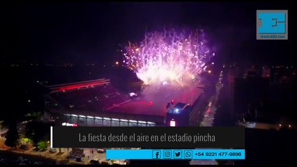 Los festejos de la jornada pincha desde al aire
