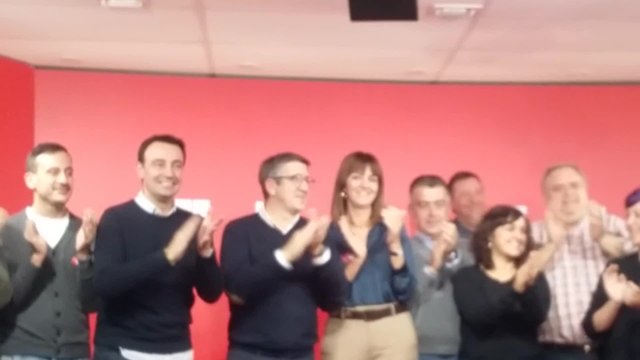 El PSE celebra los resultados electorales