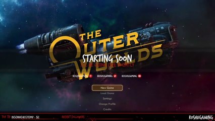 The Outer Worlds (mixer stream)- Walkthrough Gameplay Part 1