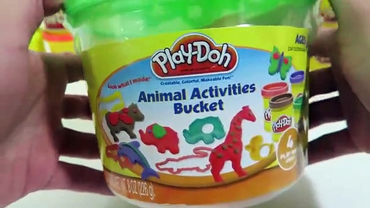 Play Doh Animal Activities Bucket Playset video Dailymotion