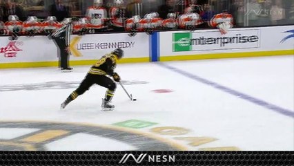 Carter Hart Stonewalls David Pastrnak On Late Penalty Shot To Force OT
