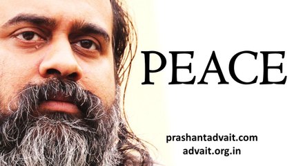 Acharya Prashant: Will man-made stuff bring you to peace?