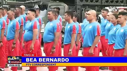 Send-off ceremony ng ilang sundalong kalahok sa 30th SEA Games, isinagawa