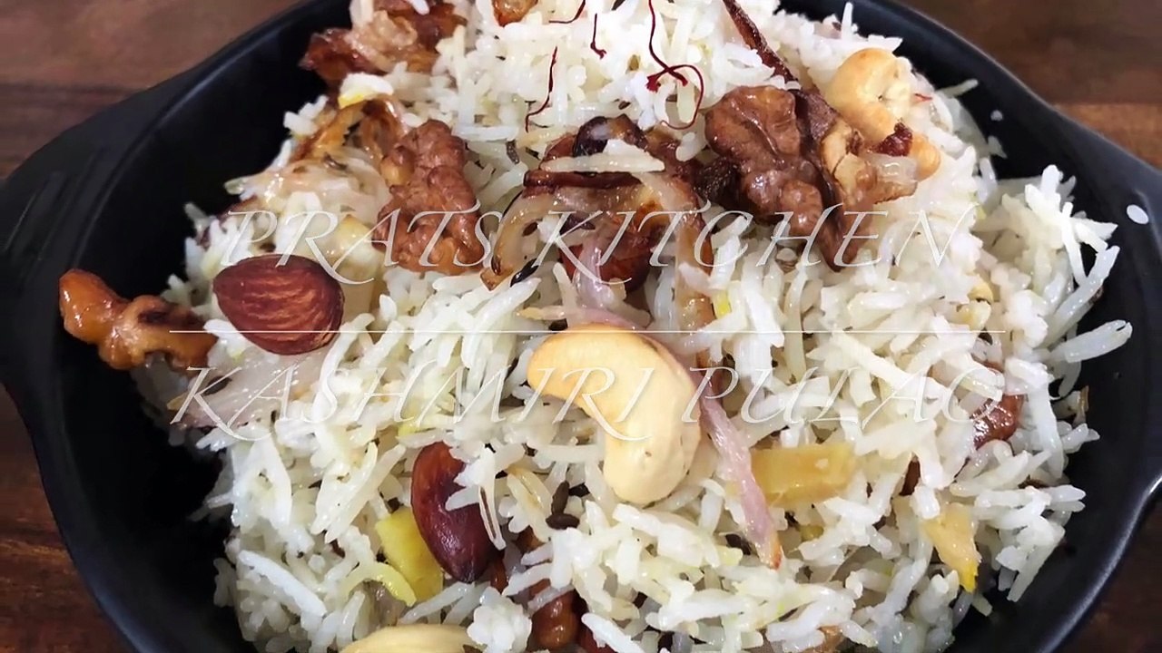 Kashmiri Pulao Recipe | Dry Fruits & Kesar Pulao | Prats kitchen