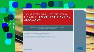 Full Version  10 Actual 42-51, Official LSAT Preptests: (preptests 42-51) Complete