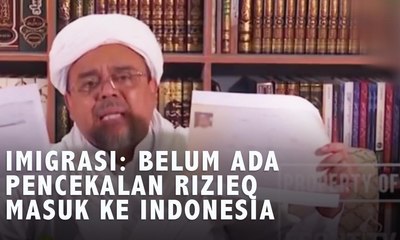 Imigrasi: Belum Ada Pencekalan Rizieq Masuk ke Indonesia