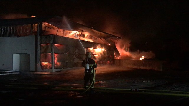 Le parc des expositions prend feu dans la nuit du 10 au 11 novembre 2019