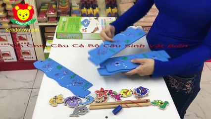 Bộ câu sinh vật biển đồ chơi câu cá cho trẻ nhỏ