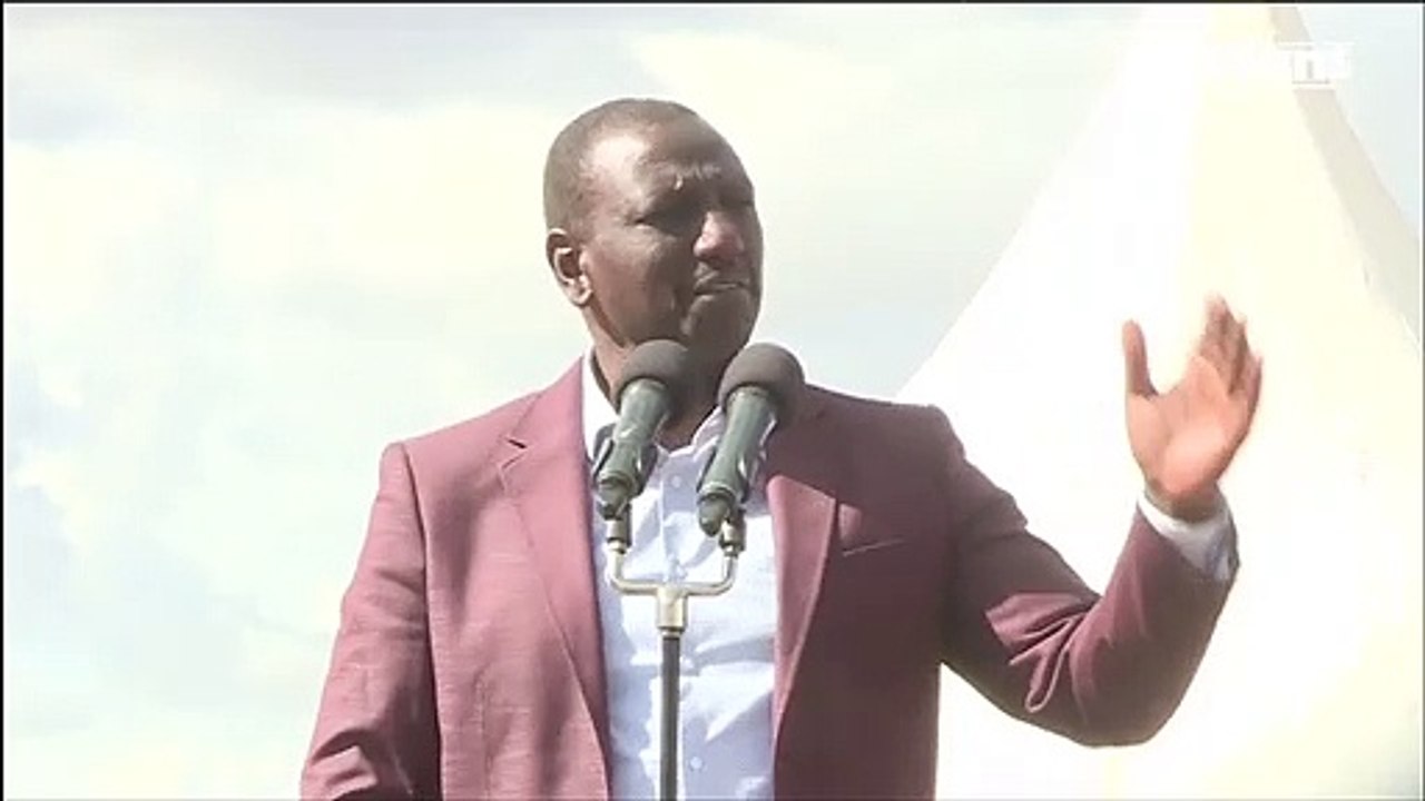 Ruto Speaking In Narok