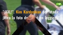 ”¡XXL!”. Kim Kardashian derrotada: ¡Mira la foto de Khloé en leggings!