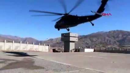 Diyarbakır, bingöl ve muş'ta 'kıran-5' operasyonunda teröristlerin kullandığı tespit edilen 20...