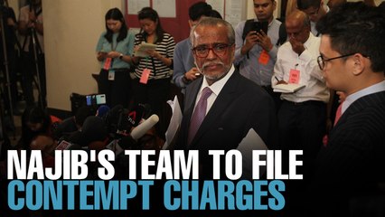 NEWS: Najib’s team to file contempt charges
