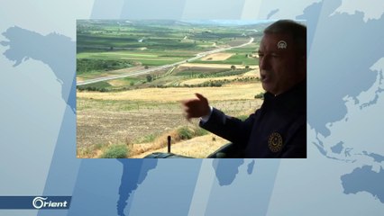 القوات الأمريكية تسير دبابات من نوع " أبرامز" باتجاه بلدة تل تمر