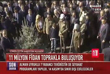 Geleceğe Nefes projesiyle, Türkiye 11 milyon fidana kavuşuyor