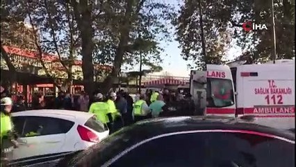 Beşiktaş'taki otobüs dehşetinde şoförün kamerayı bozduğu anlar kamerada