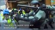 Flashmob protests flare up during Hong Kong rush hour