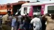 Two trains have collided at Kacheguda Railway Station.