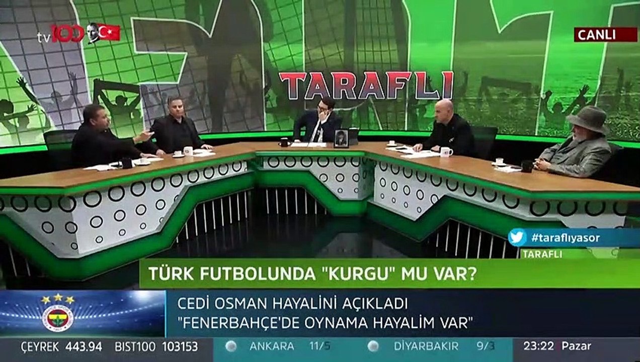 Alen Markaryan ile tartışan Oğuz Altay stüdyoyu terk etti - tv100
