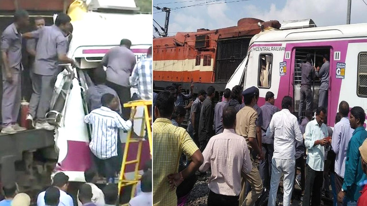 Hyderabad Train Collision : కాచిగూడలో రెండు రైళ్లు ఢీ.. పలువురికి గాయాలు ! || Oneindia Telugu