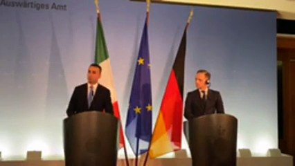 Di Maio a Berlino con il ministro degli Esteri tedesco Heiko Maas (10.11.19)