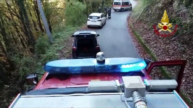 Crespadoro (VI) - Anziano finisce con l-auto in una scarpata (11.11.19)