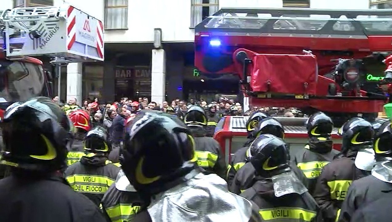 Alessandria (AL) - Brevi momenti dei funerali solenni di Marco, Matteo e Antonino (08.11.19)