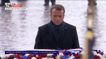 11-Novembre: Emmanuel Macron dépose une gerbe devant la tombe du Soldat inconnu
