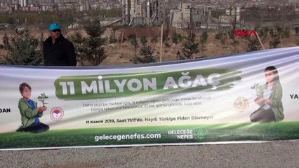 Niğde'de 50 bin fidan toprakla buluşturuldu