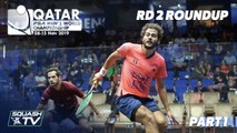 Squash: PSA Men's World Champs 2019-20 - Rd 2 Roundup [Pt.1]