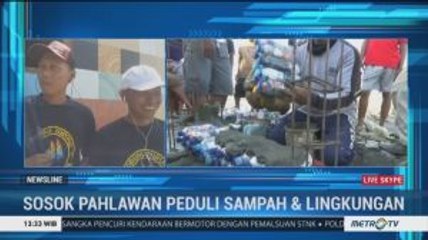 Aksi 'Pahlawan Sampah' Asal Tuban