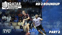 Squash: PSA Men's World Champs 2019-20 - Rd 2 Roundup [Pt.2]