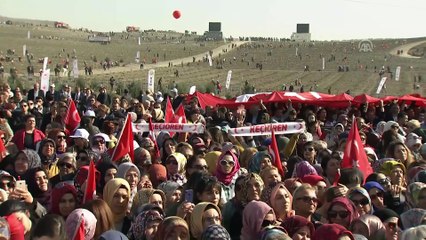 Cumhurbaşkanı Erdoğan: 'Bugün biz ecdadın mirası üzerine kendi katkılarımızı ilave ediyoruz' - ANKARA