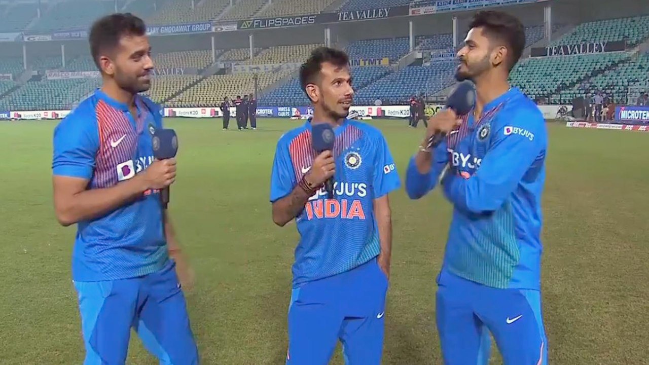 India vs Bangladesh 2019,3rd T20I : Chahal Pokes Fun At Deepak Chahar For Breaking His Record