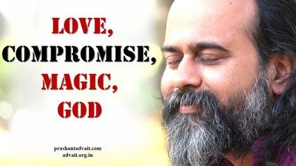 Acharya Prashant, with students: Love, Compromise, Magic, God....