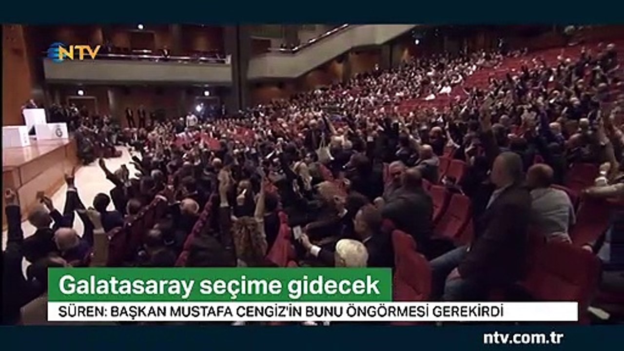 Galatasaray seçime gidiyor ...