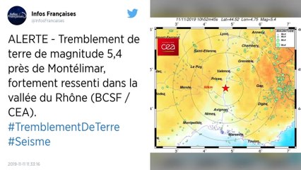 Un « fort » tremblement de terre vient de secouer la vallée du Rhône