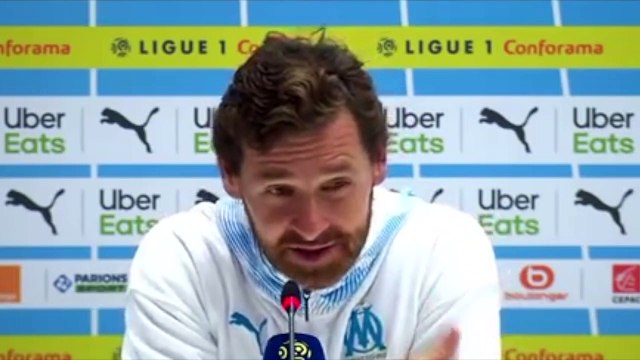 Football - Ligue 1 - André Villas-Boas après la victoire de l'OM contre l'OL