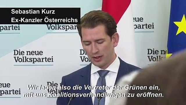 Kurz: Koaltionsgespräche mit Grünen werden Herausforderung