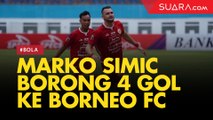 Simic Borong Empat Gol ke Gawang Borneo FC, Pelatih Persija Angkat Topi