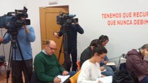 Cs Extremadura en rueda de prensa para valorar dimisión de Rivera