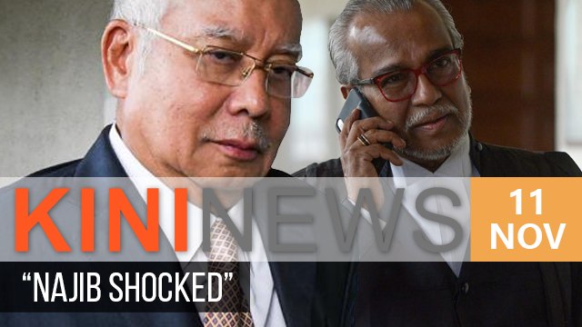 Najib shocked after ordered to enter defence | Kini News - 11 Nov
