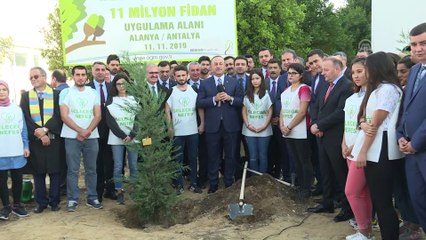Dışişleri Bakanı Çavuşoğlu, Fidan Dikim Etkinliği’ne katıldı - ANTALYA