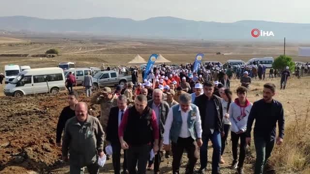 Geniş güvenlik önlemleri altında 6 bin fidan dikildi