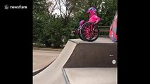 Talented six-year-old girl in wheelchair is WCMX rising star