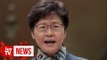 Carrie Lam says HK government won't yield to escalating violence