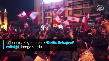 Lübnan'daki protesto gösterilerinde "Diriliş Ertuğrul" müziği çalındı